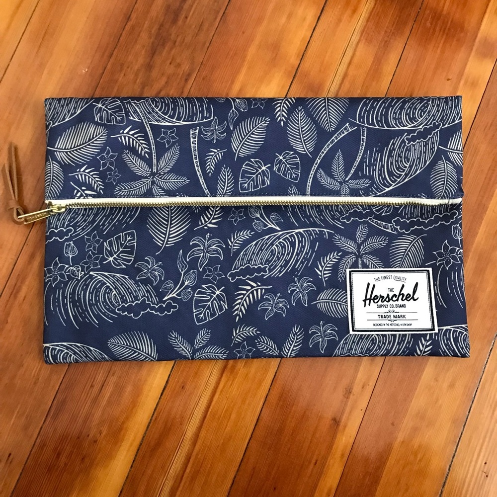 Herschel Canvas Clutch - Never Used!